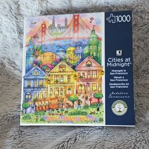 KI Puzzles - Cities at Midnight - Midnight In San Francisco 1000 Piece Puzzle